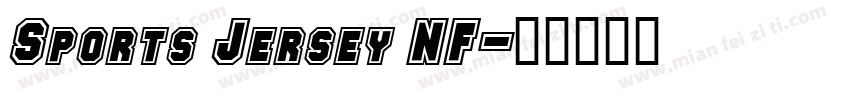 Sports Jersey NF字体转换